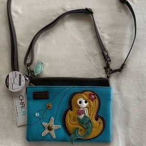 NWT Chala purse/wristlet/crossbody Mermaid